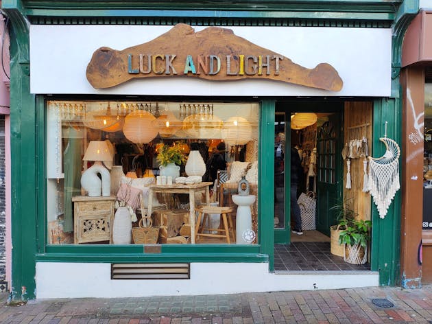 Luck and Light Shop, 14 Duke Street, Brighton, BN1.