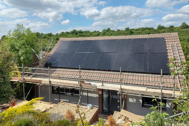 Solar panel installation Bevendean May 2025