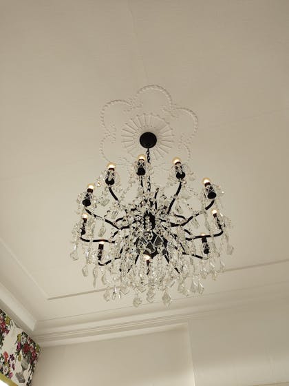 Chandelier installation Brighton May 2025