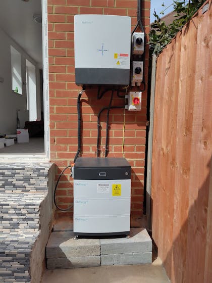Battery storage installed in Coldean, Brighton June 2025